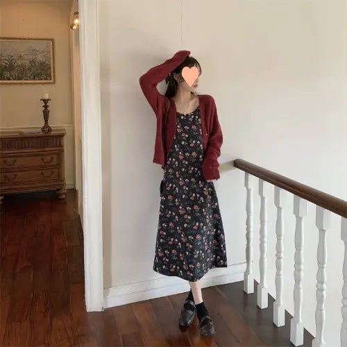 Floral Sling Dress with Elegant Design and Style