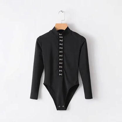 2018 Creative High-Waist Slim Jumpsuit for Fall/Winter