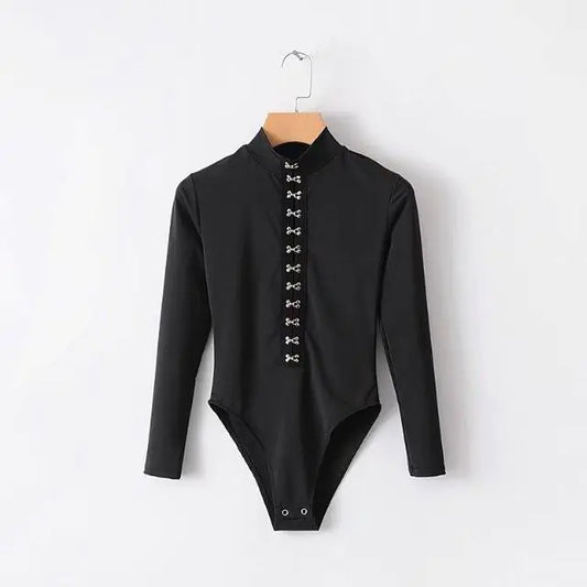 2018 Creative High-Waist Slim Jumpsuit for Fall/Winter