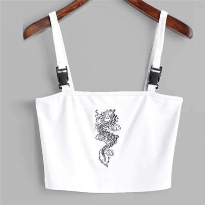 Fashionable Women's Summer Embroidered Camo Vest