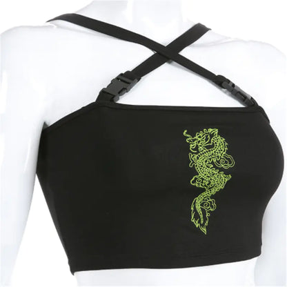 Fashionable Women's Summer Embroidered Camo Vest