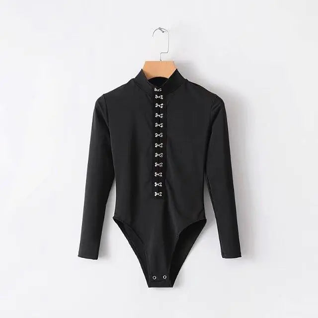 2018 Creative High-Waist Slim Jumpsuit for Fall/Winter