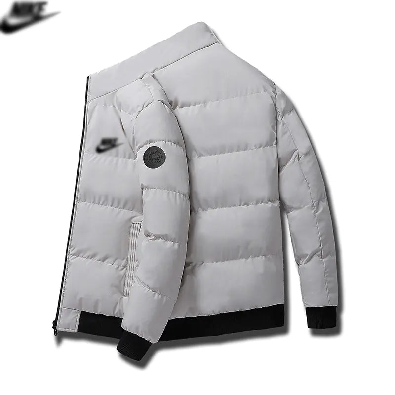 Men's Stylish Short Winter Jacket - Tiger Head Cotton Coat
