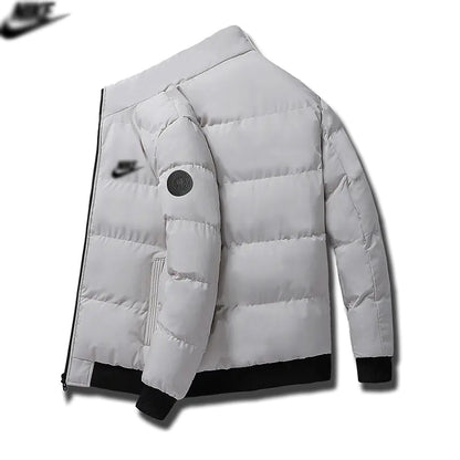 Men's Stylish Short Winter Jacket - Tiger Head Cotton Coat