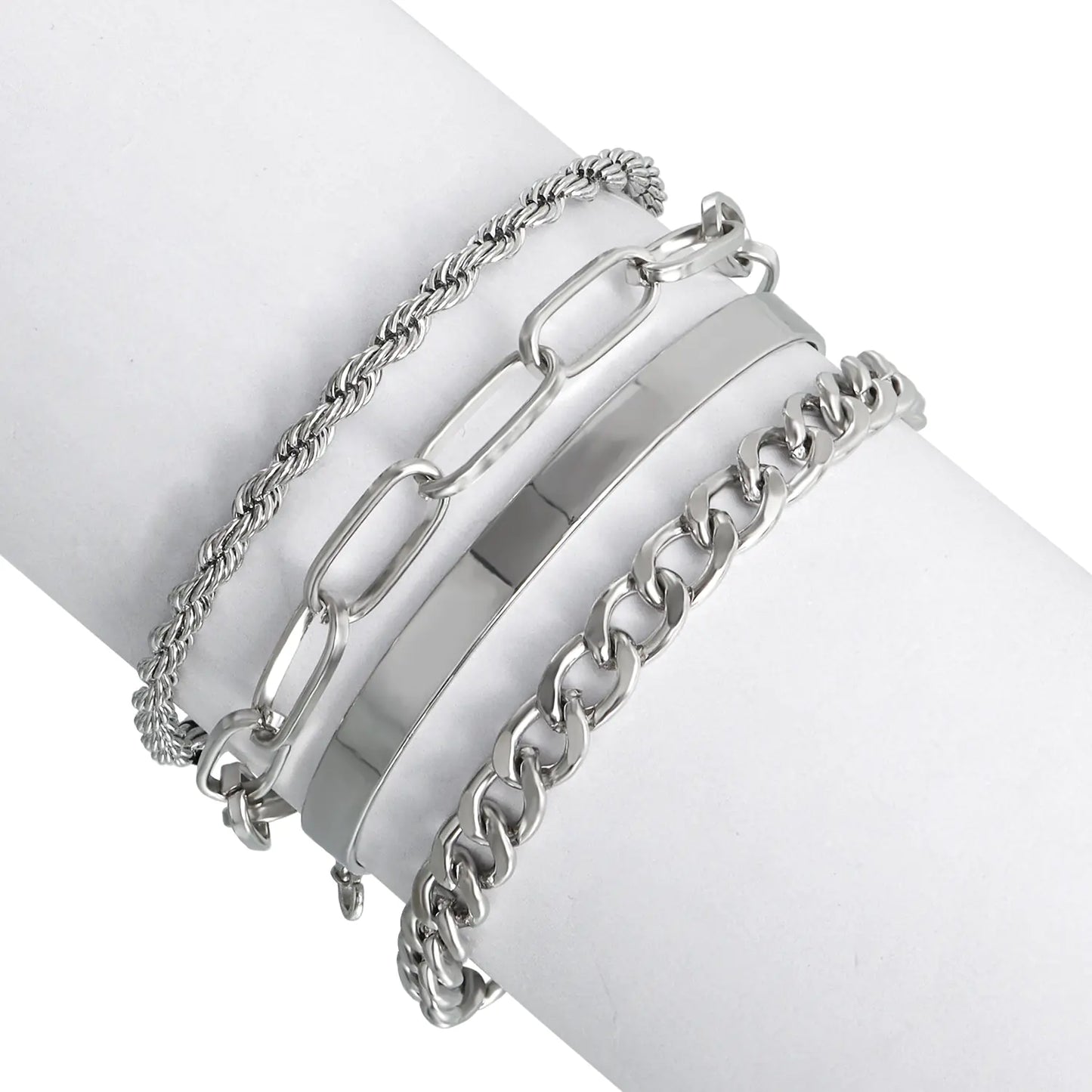 B1136 Women's Fashionable Gold Chunky Chain Bracelet