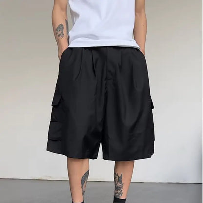 High-Waisted Loose Straight Five-Piece Pants for All