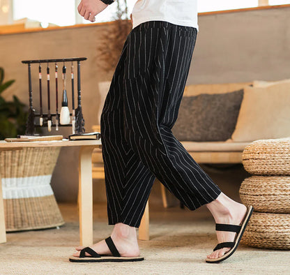 Harem Pants, Baggy Pants, Casual Lantern Cropped Trousers