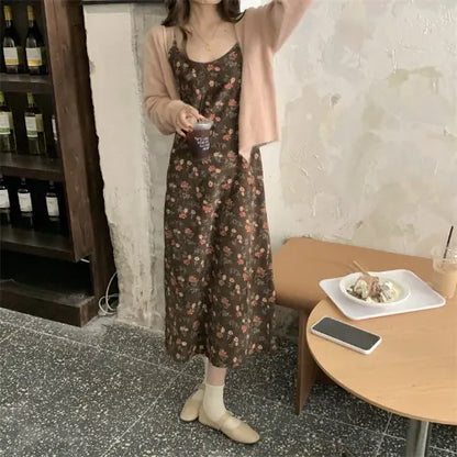 Floral Sling Dress with Elegant Design and Style