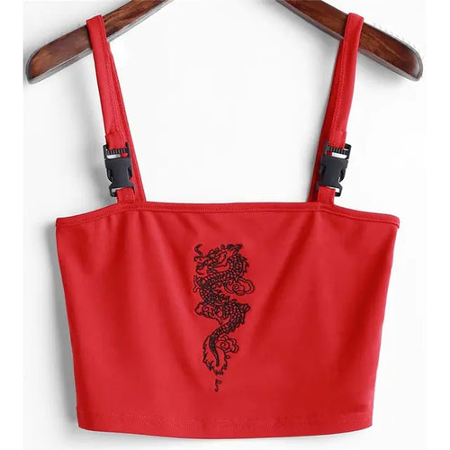 Fashionable Women's Summer Embroidered Camo Vest