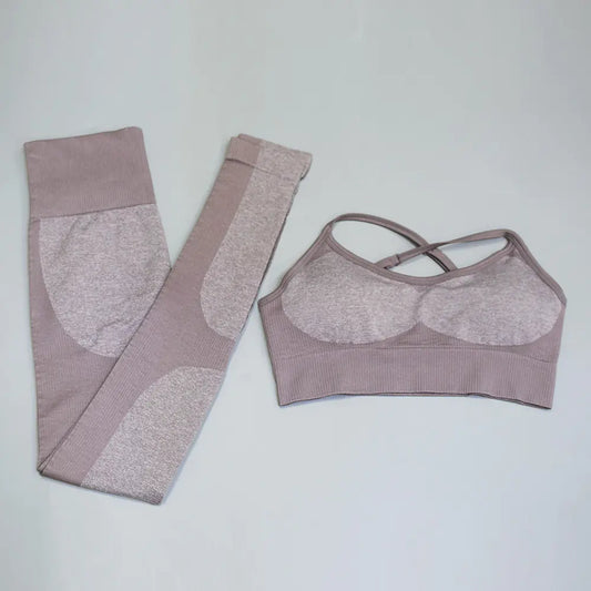 Women's Seamless Quick-Dry Yoga and Running Set