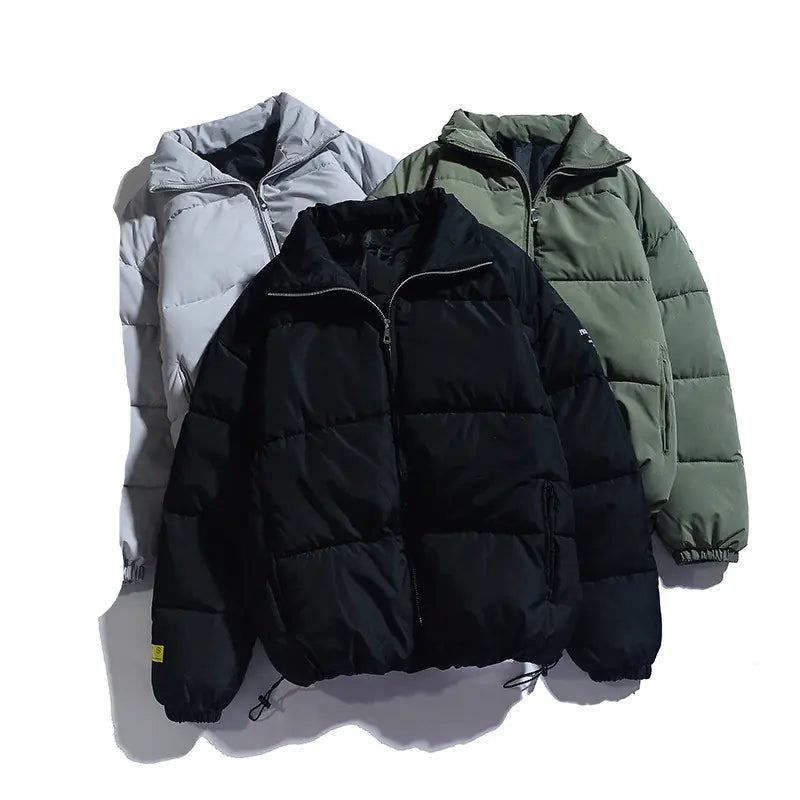 Men's Winter Warm Thick Cotton Jacket - Casual Short Coat