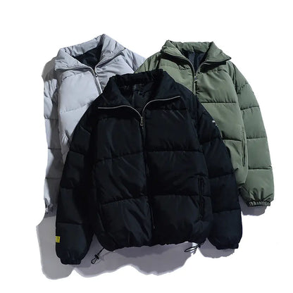 Men's Winter Warm Thick Cotton Jacket - Casual Short Coat